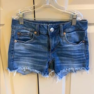 American Eagle Blue Denim Shorts (Never Worn)